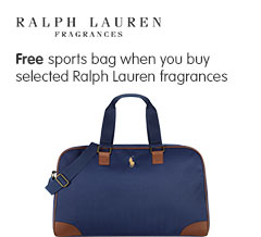 Free sports bag when you buy selected Ralph Lauren fragrances
