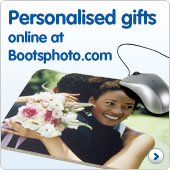 Personalised gifts online at Bootsphoto.com