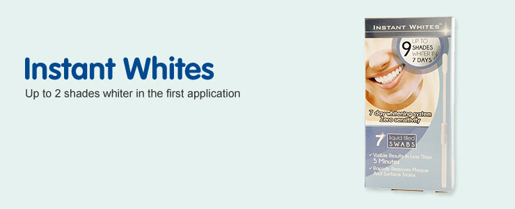 Instant Whites - 2 shades whiter in the first application